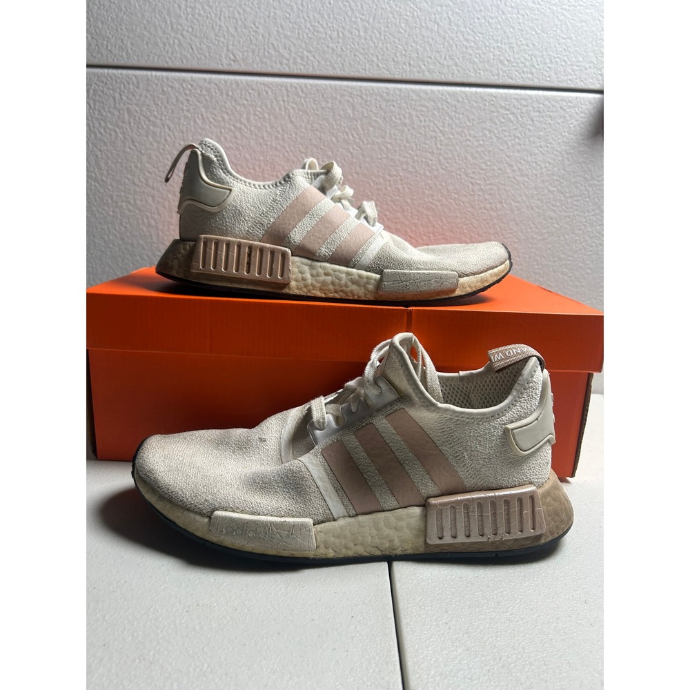 Adidas NMD_R1 White Rose Gold Women 9.5 #2949